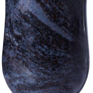 Natural Stone Cemetery Vase, 10" Granite Grave Holder