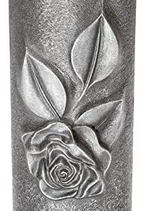 Aluminum Memorial Vase - Elegant Cemetery Flower Holder