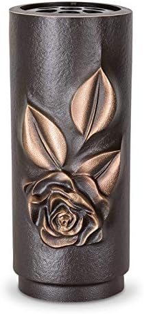 Bronze Cemetery Vase – Premium Memorial Design
