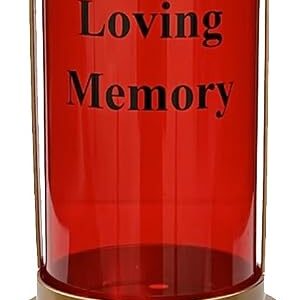Metal Cross Memorial Lantern for Graves