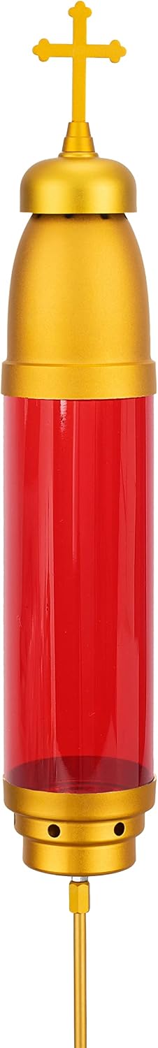 Greek Orthodox Memorial Candle Holder - Outdoor Use