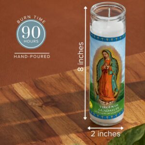 Simply Soson Guadalupe Prayer Candles, 3-Pack