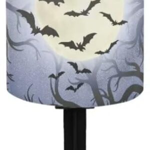 Jeiento Halloween Moon Bat Solar Lights - Cemetery Decor