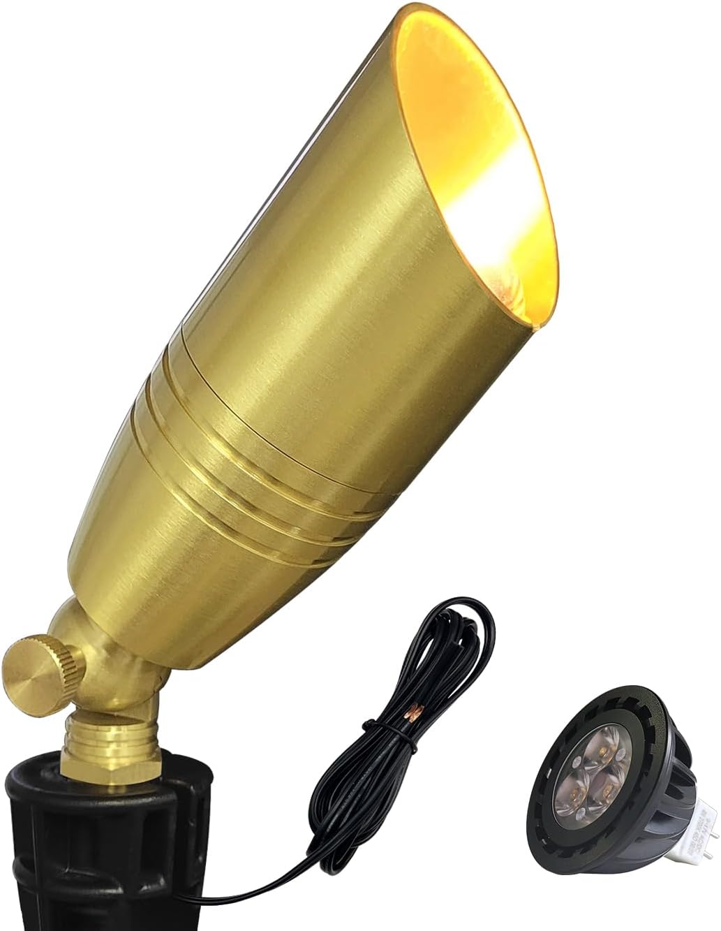COLOER Brass Landscape Spotlight 1-Pack LED MR16