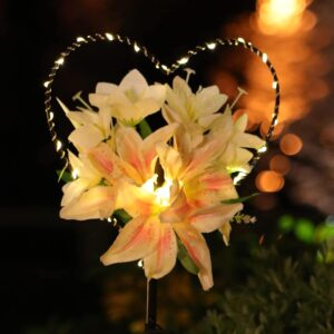 Starryfill Heart Solar Light, Warm White, 8.66"