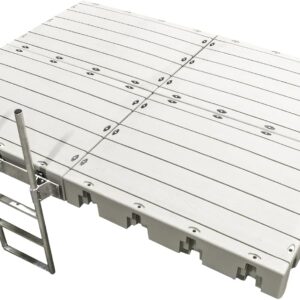 Floating Swim Dock Platform 7.5' x 10' w/ Ladder