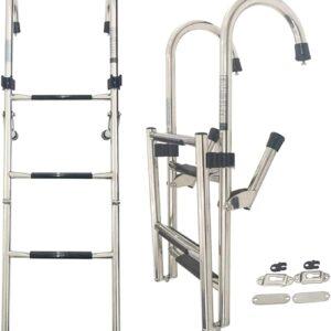 6-Step Stainless Steel Boat Ladder, Marine Grade