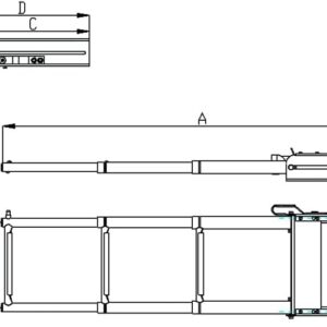 White Water 3-Step Telescoping Boat Ladder, Marine-Grade SS