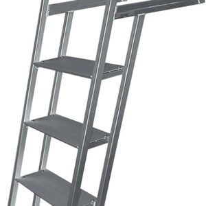 JIF Marine 4-Step Anodized Aluminum Dock Ladder