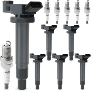 6PCS Ignition Coil & Iridium Spark Plugs for Toyota/Lexus V6