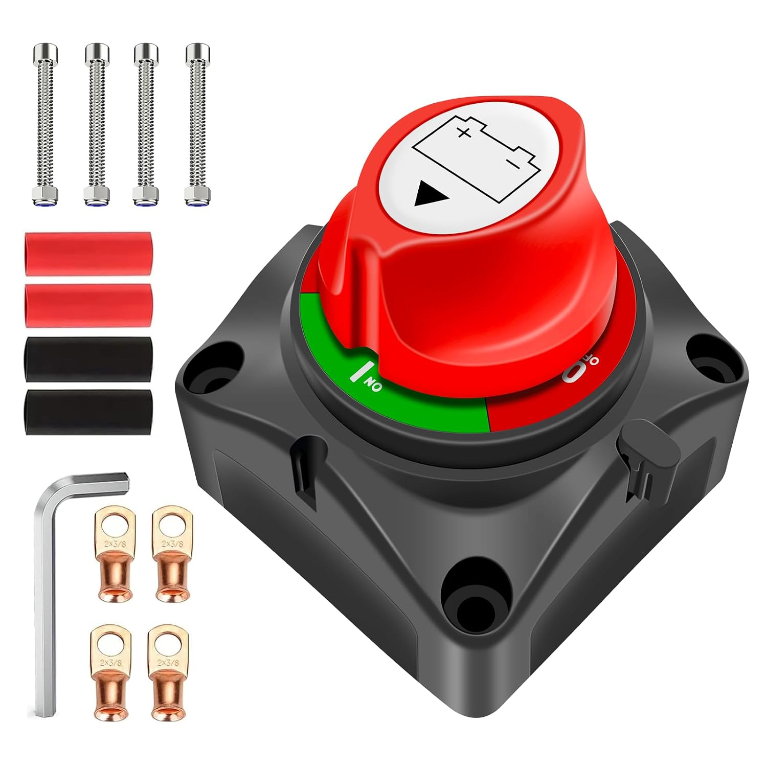 Heavy-Duty 275A Battery Disconnect Switch 12-48V