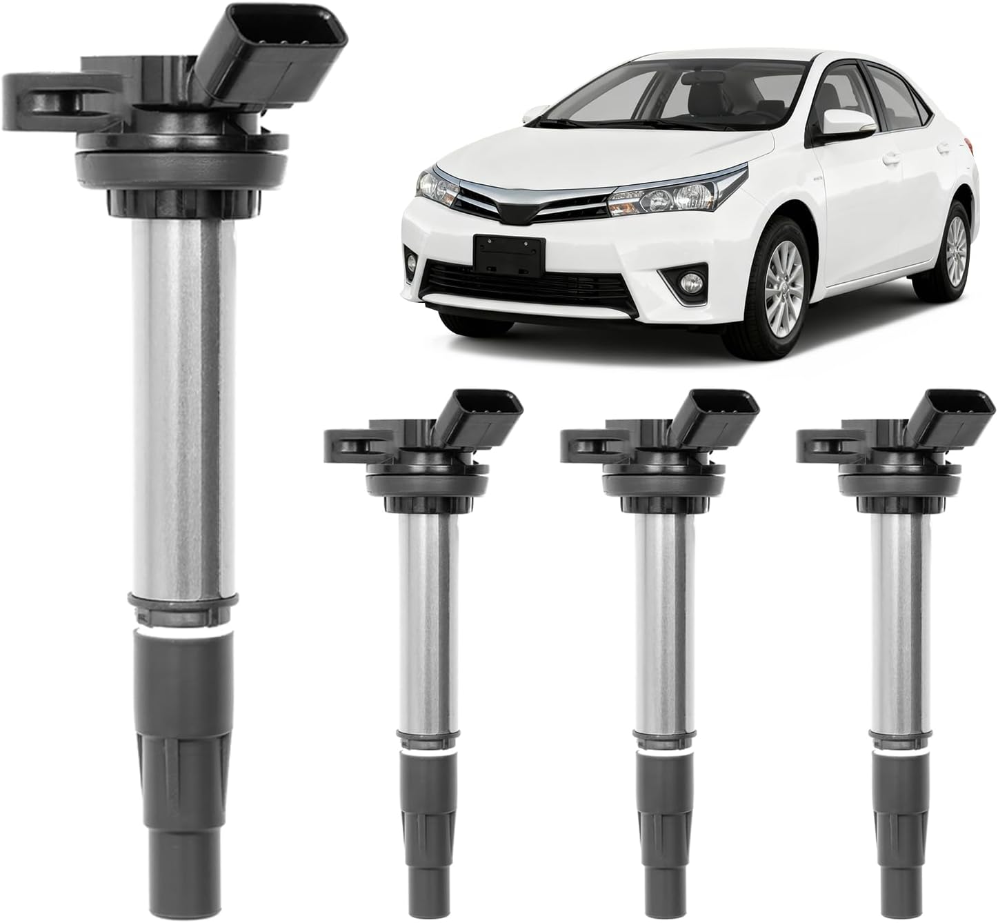 Ignition Coil Packs (4-Pcs) for Toyota/Corolla 2008-2017