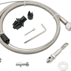 Mr. Gasket 5657 Stainless Braided Throttle Cable Kit
