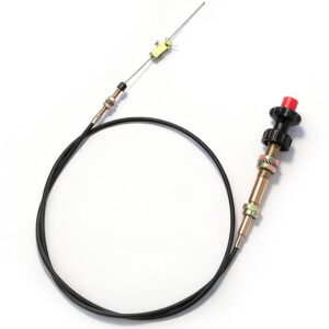 Gionfe 6FT Heavy Duty Vernier Throttle Cable, Red