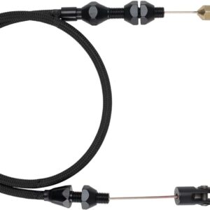 Lokar 36" Throttle Cable Kit - Black Stainless Housing