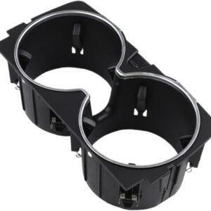 Black Cup Holder Insert for Car Center Console