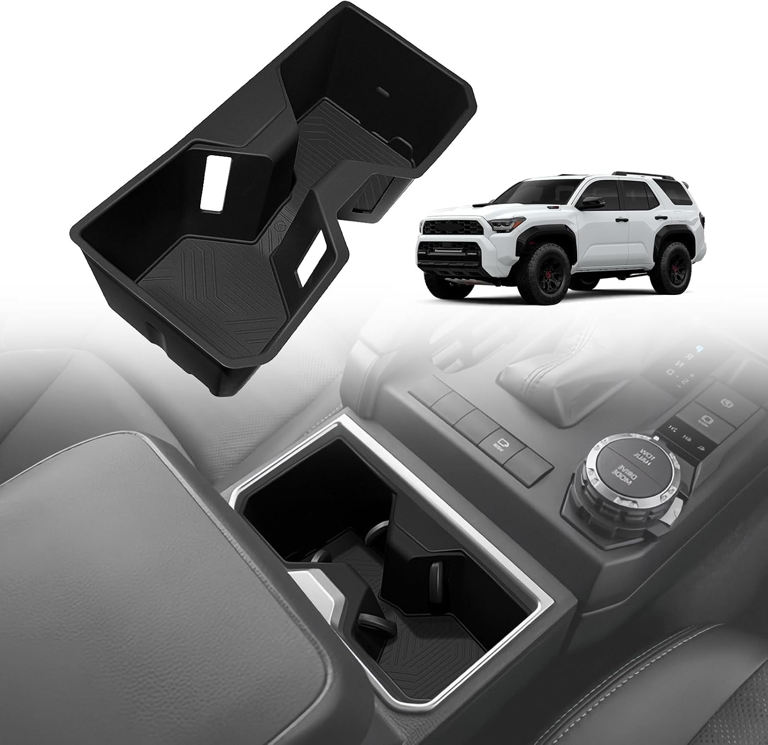 Muslogy Cup Holder Inserts for 2025-26 Toyota 4Runner