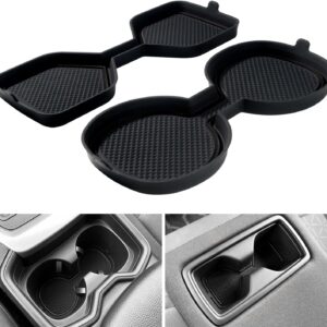 3D Cup Holder Inserts for Toyota RAV4 (2019-2025, Black)
