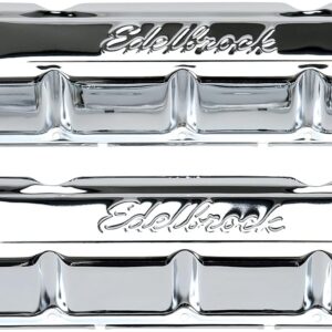 Edelbrock Signature Series Chrome Valve Covers - Set of 2