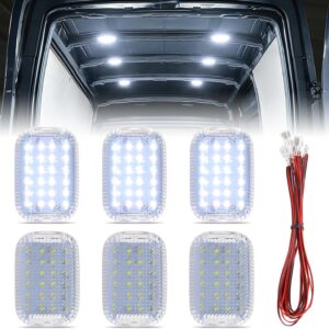 6-Piece LED Transit Cargo Lights for Ford Van 2014-2024