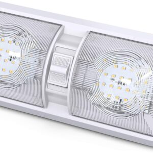 RV LED Ceiling Light Fixture, 550 Lumens, 12V DC