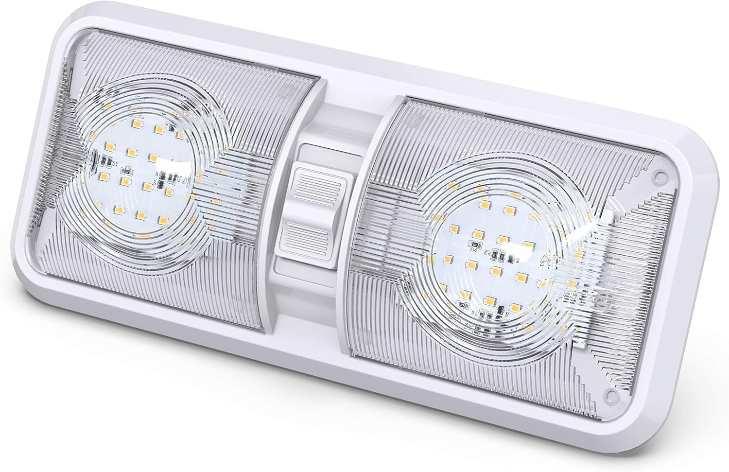 RV LED Ceiling Light Fixture, 550 Lumens, 12V DC