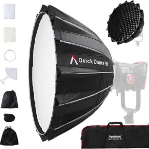 Aputure Quick Dome 90 Softbox, 90cm Bowens Mount