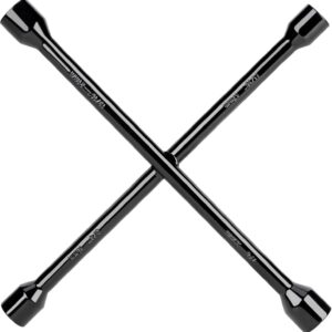 CARTMAN 14" 4-Way Lug Wrench - Heavy Duty Tire Iron