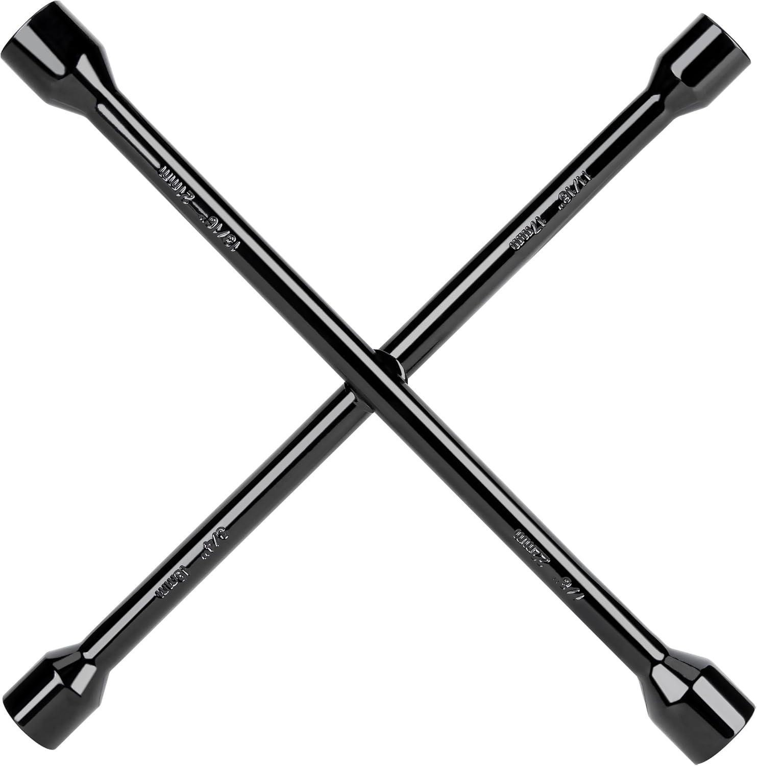 CARTMAN 14" 4-Way Lug Wrench - Heavy Duty Tire Iron