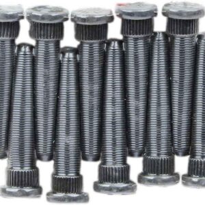 Moser 1/2-20 Wheel Studs, 3" Black Oxide, Set of 10