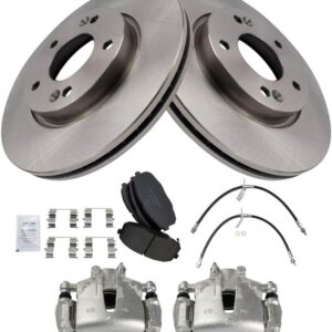 Ceramic Brake Pad & Rotor Kit for 2009 Hyundai Elantra