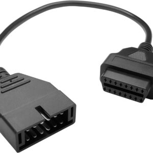 GM OBD1 to OBD2 Adapter Cable - Hirificing 12-Pin to 16-Pin