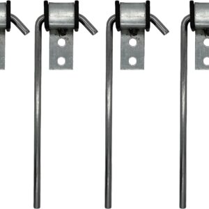 4 Heavy-Duty Exhaust Hanger Rods 3/8" x 10" - HAOXAOON