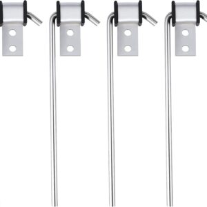 Lonsda 3/8" Heavy-Duty Stainless Steel Exhaust Hanger Rods (4-Pack)