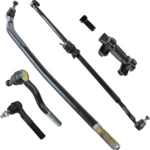 TRQ 6-Pc Front Steering Kit for Jeep Wrangler JK