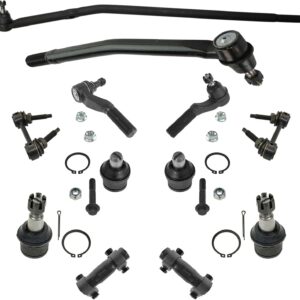 TRQ 12pc Steering & Suspension Kit for Ford E-Series