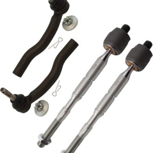 TRQ Tie Rod Set 4-Pc for Lexus CT200h & Prius 2010-2017