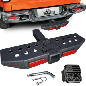 TrkWyze Hitch Step 3-in-1, 7500 lbs Tow, 600 lbs Load