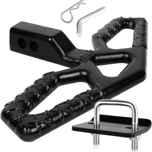 Eapele 2in Hitch Step 10K lbs, Anti-Slip Bumper Guard