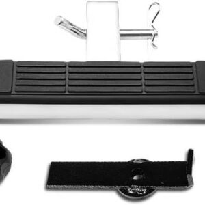 DNA MOTORING 3in Hitch Step, Class III, Chrome