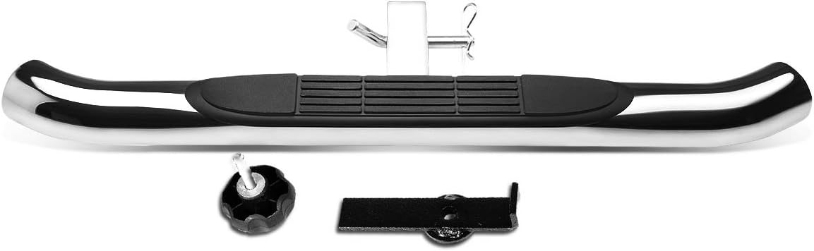 DNA MOTORING 3in Hitch Step, Class III, Chrome