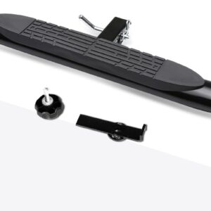37" Black Steel Hitch Step for 2" Receiver Pickup Trucks