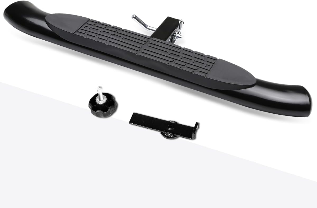 37" Black Steel Hitch Step for 2" Receiver Pickup Trucks