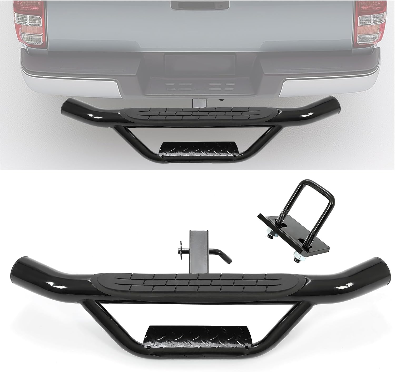 ECOTRIC 2in Hitch Step for SUVs & Trucks - 350lb Capacity