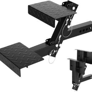 400 LBS Heavy Duty Hitch Step - 2 Folding Steps