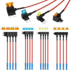 Cooclensportey 16-Pack Fuse Tap Kit, 4 Types