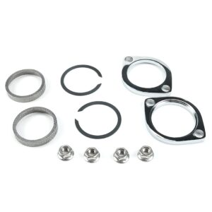 Harley Exhaust Flange Kit Pair w/ Gaskets & Hardware