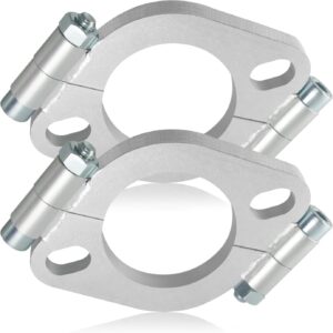 2in Exhaust Flange Repair Kit, 2-Piece Split Flanges w/ Bolts