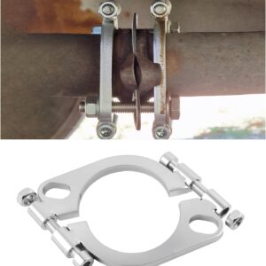 2.5" Car Exhaust Split Flange Kit - 2-Bolt, 4.93" x 3.27"