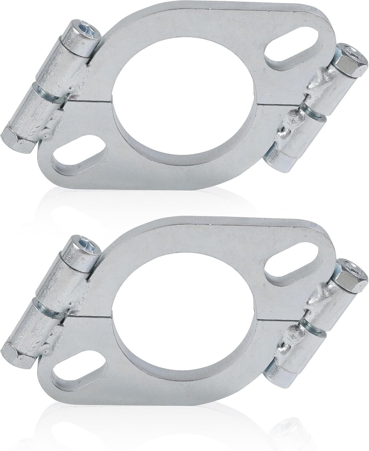 2PCS Exhaust Flange Repair Kit, 2 inch, Galvanized Steel